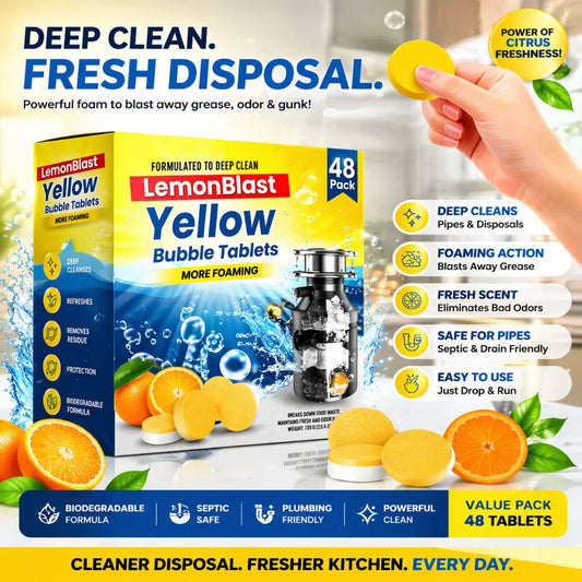 PowerFlush Pro Tablets– Instantly Clears Blocked Sinks & Removes Bad Odour Dropdash