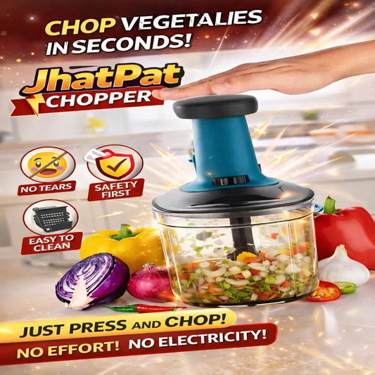JhatPat Chopper – Quick & Effortless Kitchen Companion Dropdash