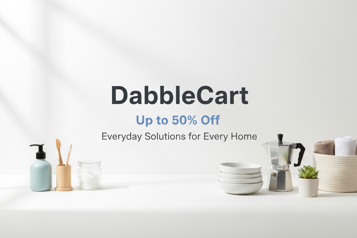 DabbleCart - Bright Minimal Promotional Banner
